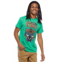 Short Sleeve Black Panther Graphic T-Shirt