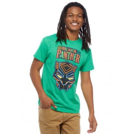 Short Sleeve Black Panther Graphic T-Shirt