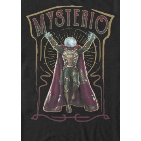 Spider Man Far From Home Mysterio Retro Style Poster Short Sleeve Graphic T-Shirt