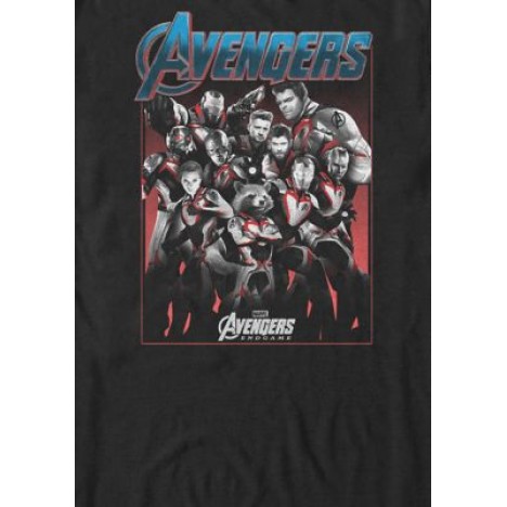 The Avengers Endgame Main Cast Group Shot Short Sleeve T-Shirt