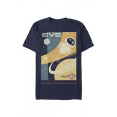 Wall-E Eve Poster Short Sleeve Graphic T-Shirt