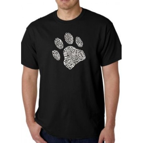 Word Art Graphic T-Shirt - Dog Paw