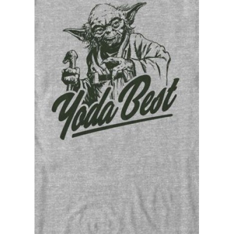 Yoda Best Outline Portrait Short Sleeve T-Shirt