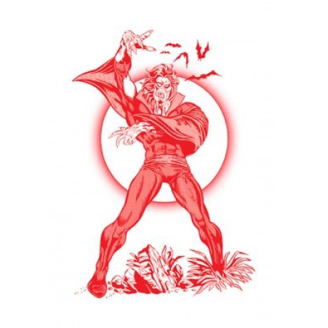 Red Morbius Graphic T-Shirt