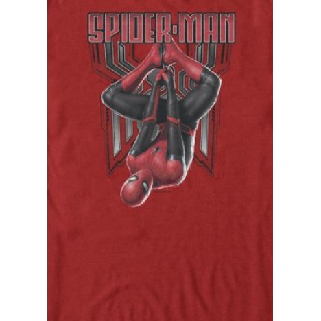 Spider Man Far From Home Hanging Symbol Poster Short Sleeve T-Shirt