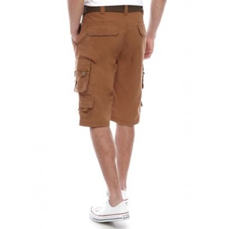13 Inch Belted Cargo Shorts