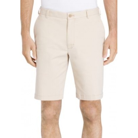 Flat Front Stretch Shorts