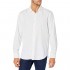 AXIST Men's Long Sleeve Slim Fit Solid Poly Str Shirt