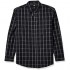 Dickies Men's Long Sleeve Relaxed Fit Western Plaid Shirt Big