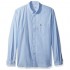 Lacoste Men's Long Sleeve Button Down with Pocket Oxford Solid Regular Fit
