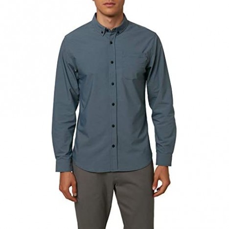O'NEILL Men's Modern Slim Fit Long Sleeve Button Down Shirt