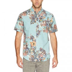 Reyn Spooner Men's Pupus and Mai Tais Spooner Kloth Tailored Fit Hawaiian Shirt