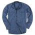 Urban Boundaries Men's Garment Dyed 100% Cotton Military Style Long Sleeve Shirt