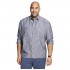 Van Heusen Men's Big and Tall Never Tuck Long Sleeve Button Down Solid Shirt