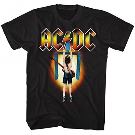 AC/DC Hard Rock Band Music Group Flick of The Switch Adult T-Shirt Tee
