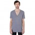 American Apparel Men's Tri-Blend Deep V-Neck Short Sleeve T-Shirt