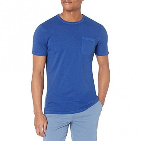 Brand - Goodthreads Men's Heritage Wash Short-Sleeve Crewneck T-Shirt with Pocket