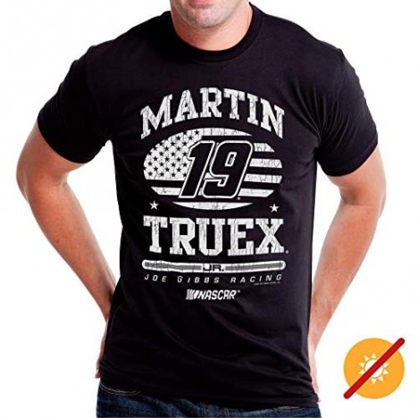 Del Sol Color-Changing NASCAR Men's Martin Truex Jr Classic Crew T-Shirt