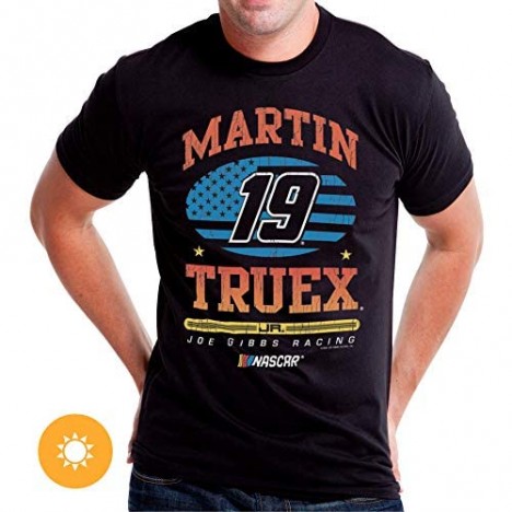 Del Sol Color-Changing NASCAR Men's Martin Truex Jr Classic Crew T-Shirt
