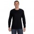 Hanes TAGLESS 6.1 Long Sleeve T-Shirt (Black XXL)