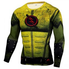 Super-Hero Series Compression Sports Shirt Runing Fitness Gym Men's Base Layer