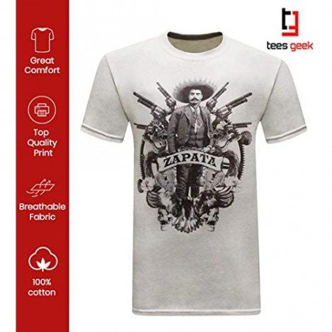 tees geek Emiliano Zapata Salazar Mexican Revolution Men's T-Shirt